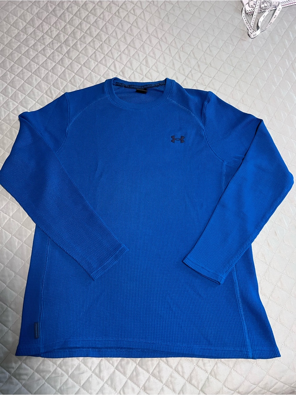 Under Armour Royal Blue Long Sleeve Crew Performance Shirt